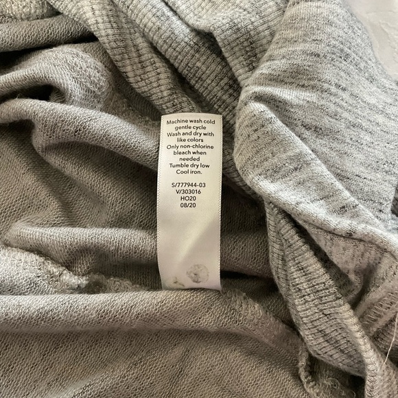 Athleta Womens light Gray Size Xtra Small Open Front Long Sleeve Cardigan - Picture 14 of 14